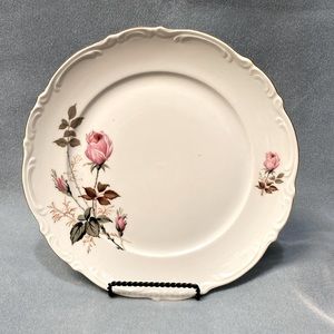 Mitterteich Bavaria Germany China Pink Rose Dinner Plate